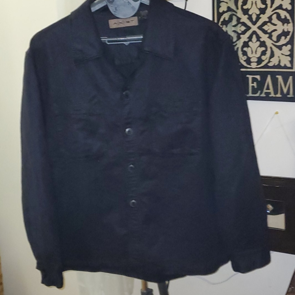 Black suede (like) jacket